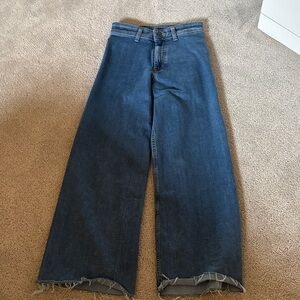 Zara Marine Straight Jean Deep Blue